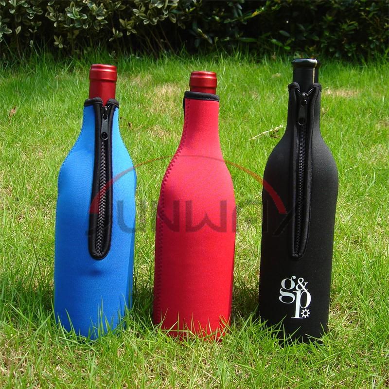 Insulated Wine Bottle Cooler Custom Bottle Sleeve Wine Bottle Holder