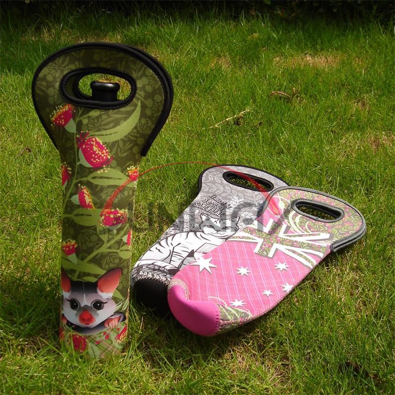Custom Printed Wine Bottle Holder Insulated Bottle Cooler