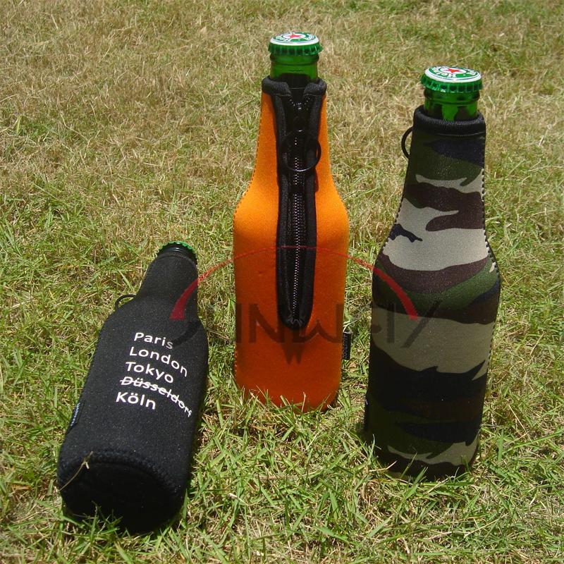 Promotional Gifts Neoprene Insulated Beer Beverage Bottle Cooler Bag