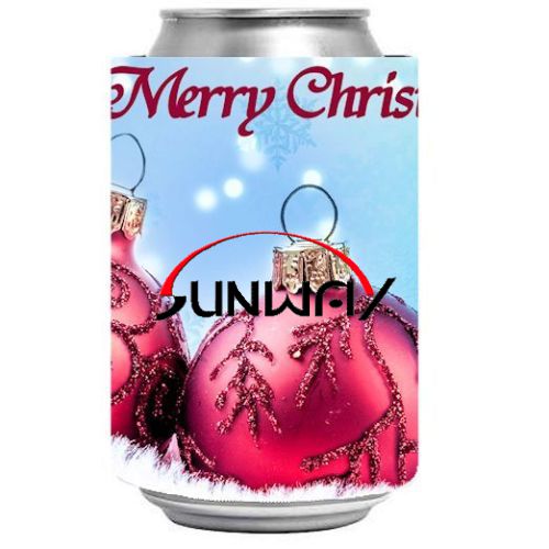 Christmas Gifts Beer Beverage Stubby Cooler