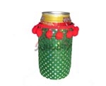 Sparkly Stubby Cooler Shinny Can Holder With Lace or Trim