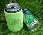 Fluffy Beer Stubby Holder Promotion Fleece Can Cooler