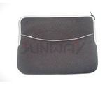 Black Laptop Case with Zipper Neoprene Laptop Bag