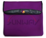 Custom Laptop Sleeve Purple Laptop Case with Flap